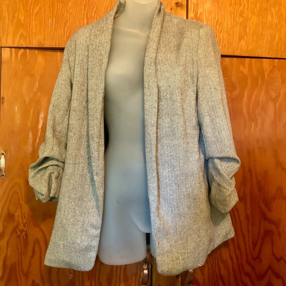 SHEIN Shawl Collar Grey Blazer, M